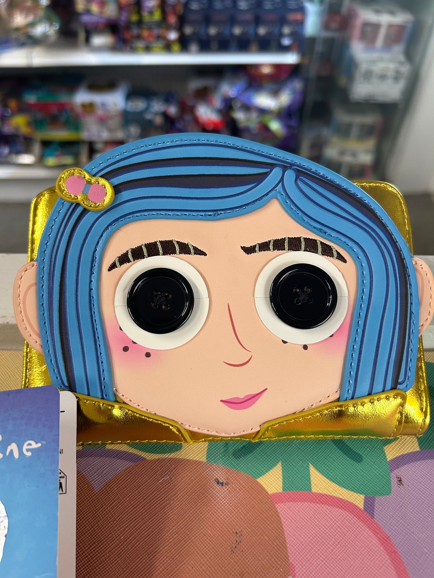 Coraline Doll Cosplay Zip-Around Wallet