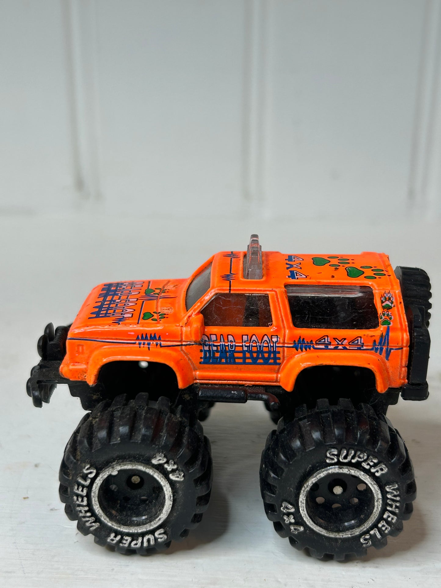 Bear Foot Monster Truck Toy – Orange Off-Road Die-Cast Vehicle