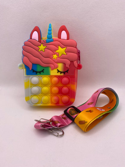 Unicorn Pop It Mini Crossbody