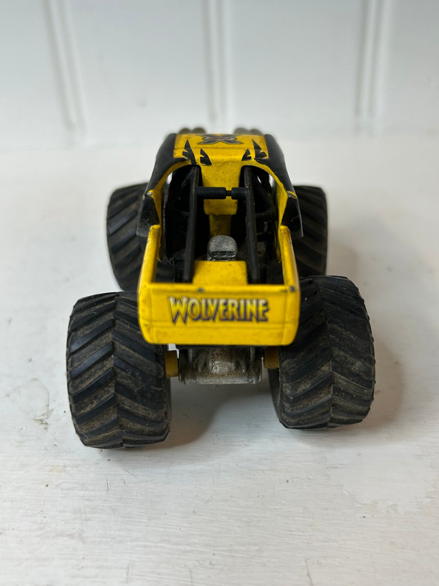 Yellow & Blue Monster Truck Toy Vehicle – X Graphic Off-Road Truck