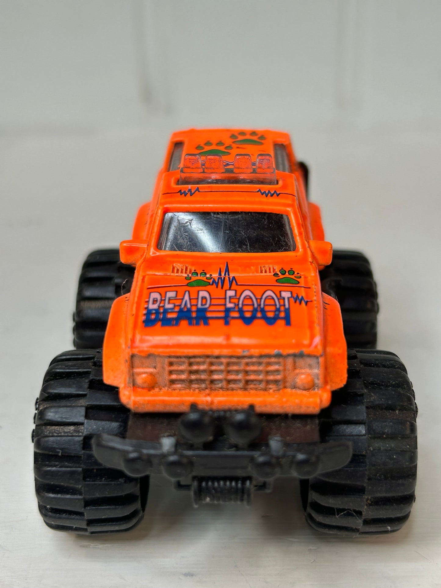 Bear Foot Monster Truck Toy – Orange Off-Road Die-Cast Vehicle