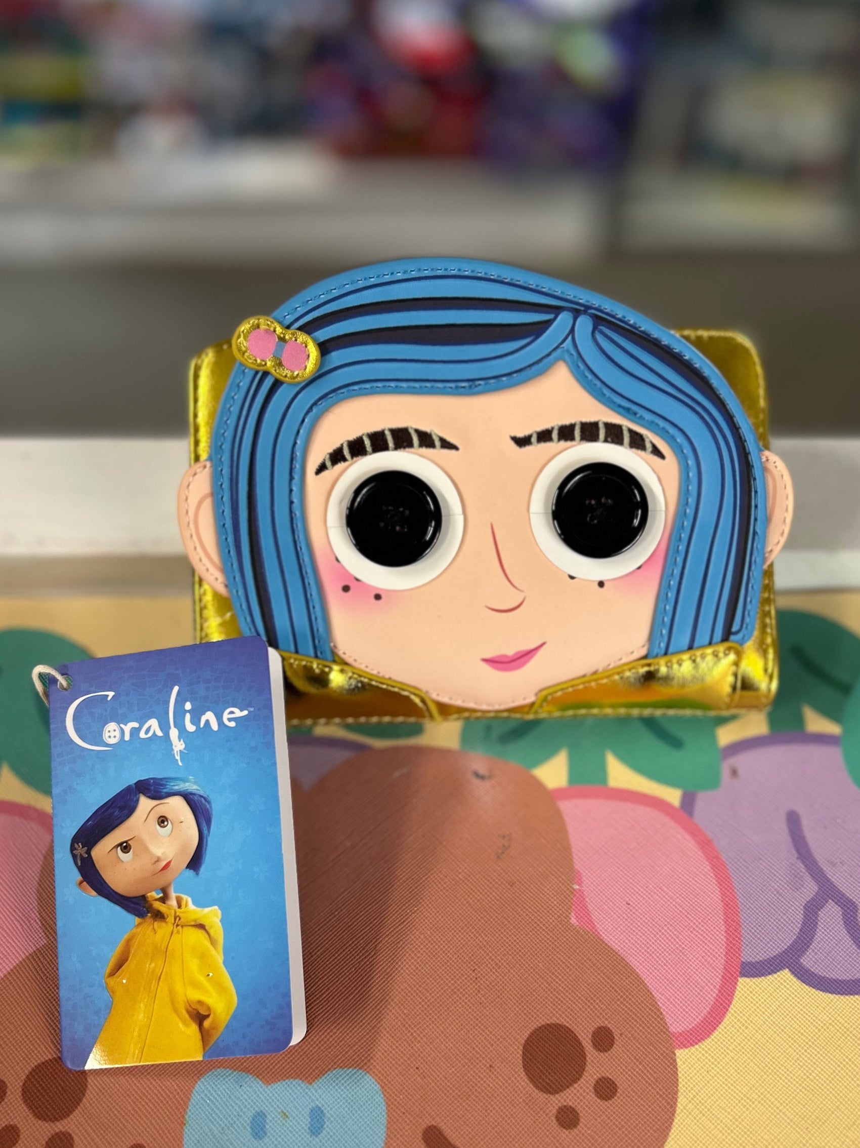 Coraline Doll Cosplay Zip-Around Wallet