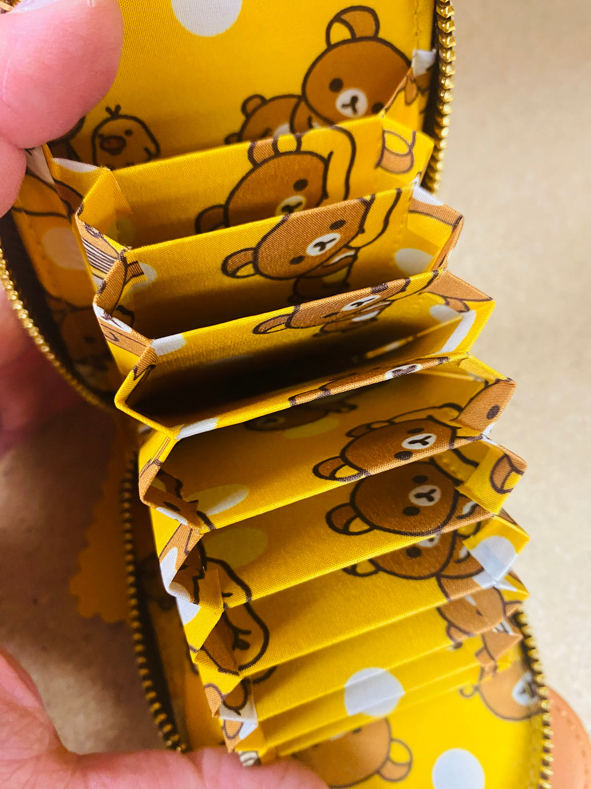 San-X Rilakkuma Accordion Card Holder Wallet