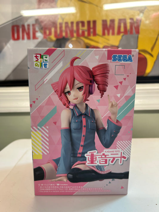 SEGA Kasane Teto Chokonose Premium Perching Anime Figure