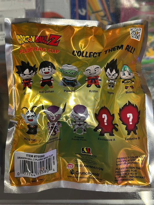 Dragon Ball Z Assorted Character Plush Bag Clips