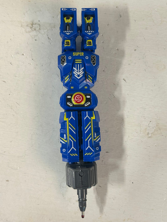 Blade Core Mecha Pen Transforming Robot Ballpoint Pen – Blue 2-in-1 Morph Toy