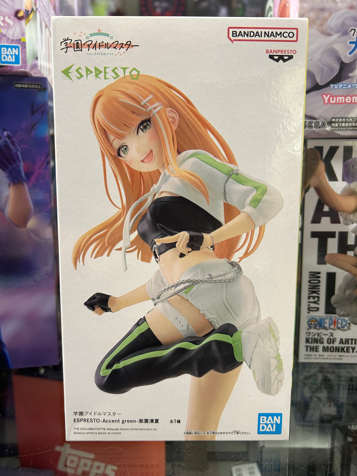 Gakuen Idolmaster ESPRESTO Accent Green Sumika Shiun Figure – Banpresto