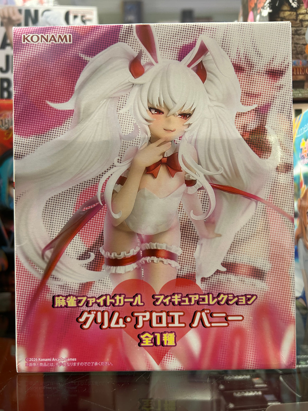 Mahjong Fight Girl Grim Aloe Bunny Figure Collection – Konami