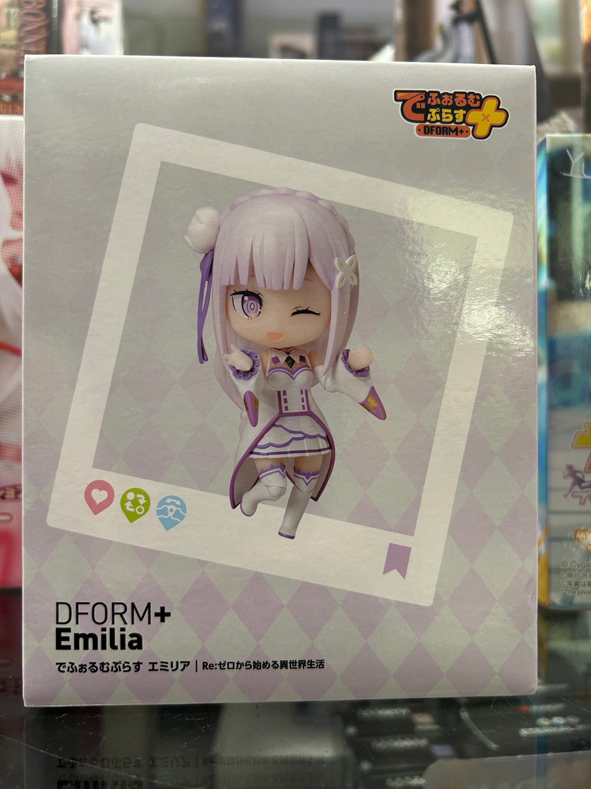 Re:Zero Emilia DFORM+ Full-Action Deformed Figure – elCOCO