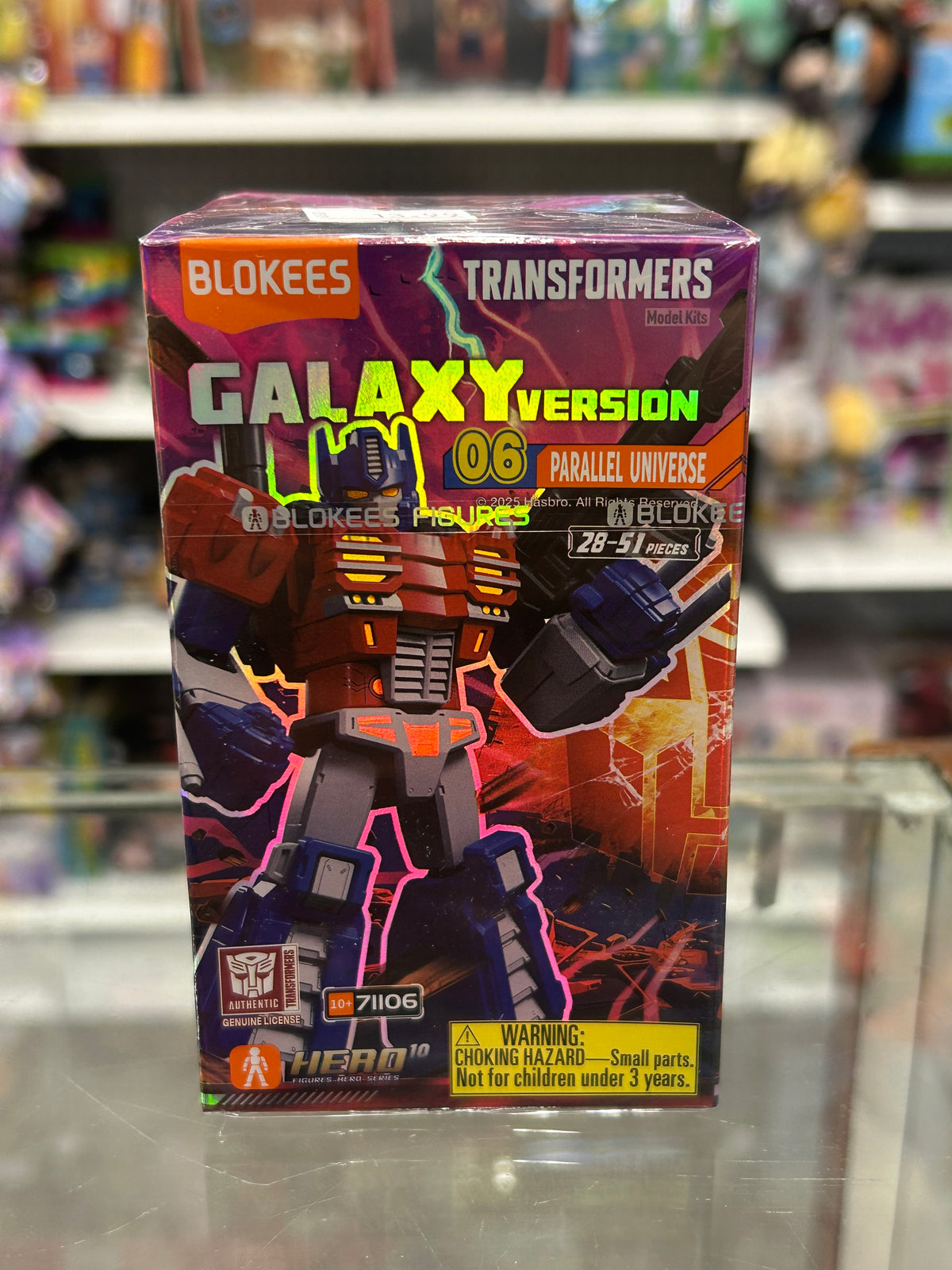Blokees Transformers Galaxy Version 06 Parallel Universe HERO10 Model Kit Blind Box
