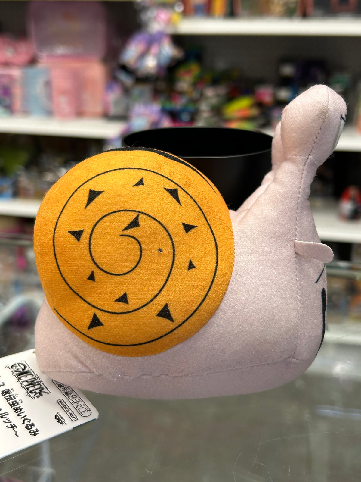 One Piece Den Den Mushi Snail Plush – Orange Shell