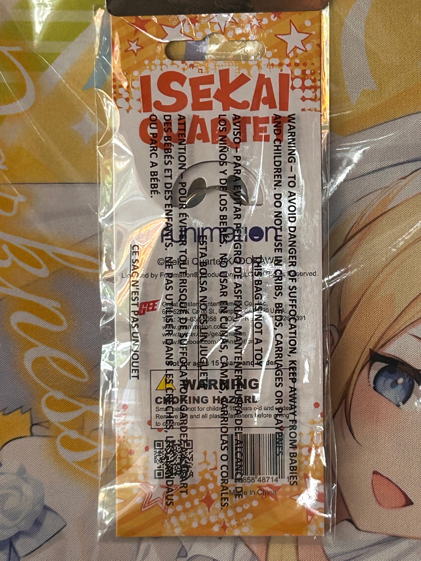 Isekai Quartet Aqua Keychain