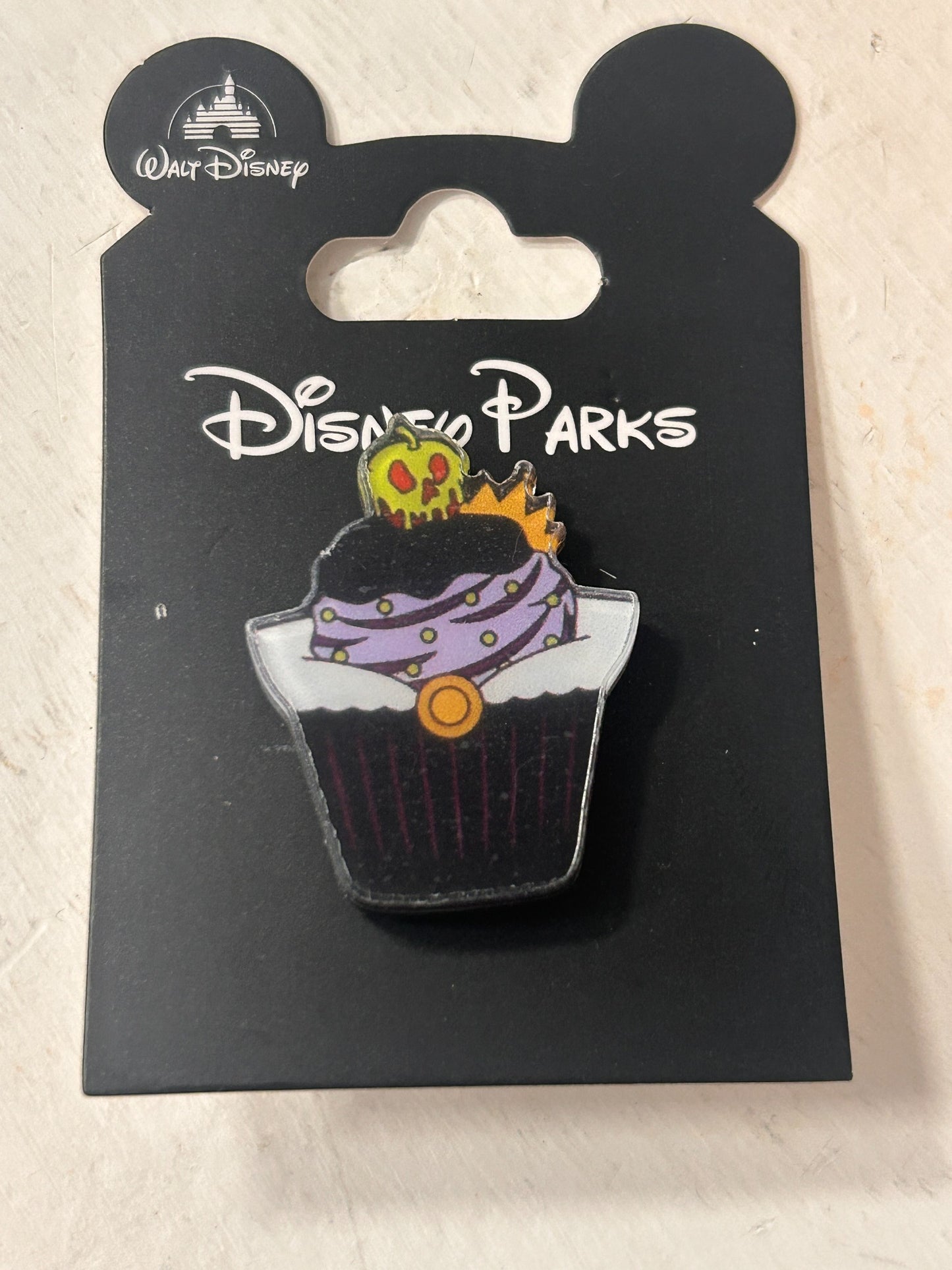 Disney Parks Villains Cupcake Pin Set