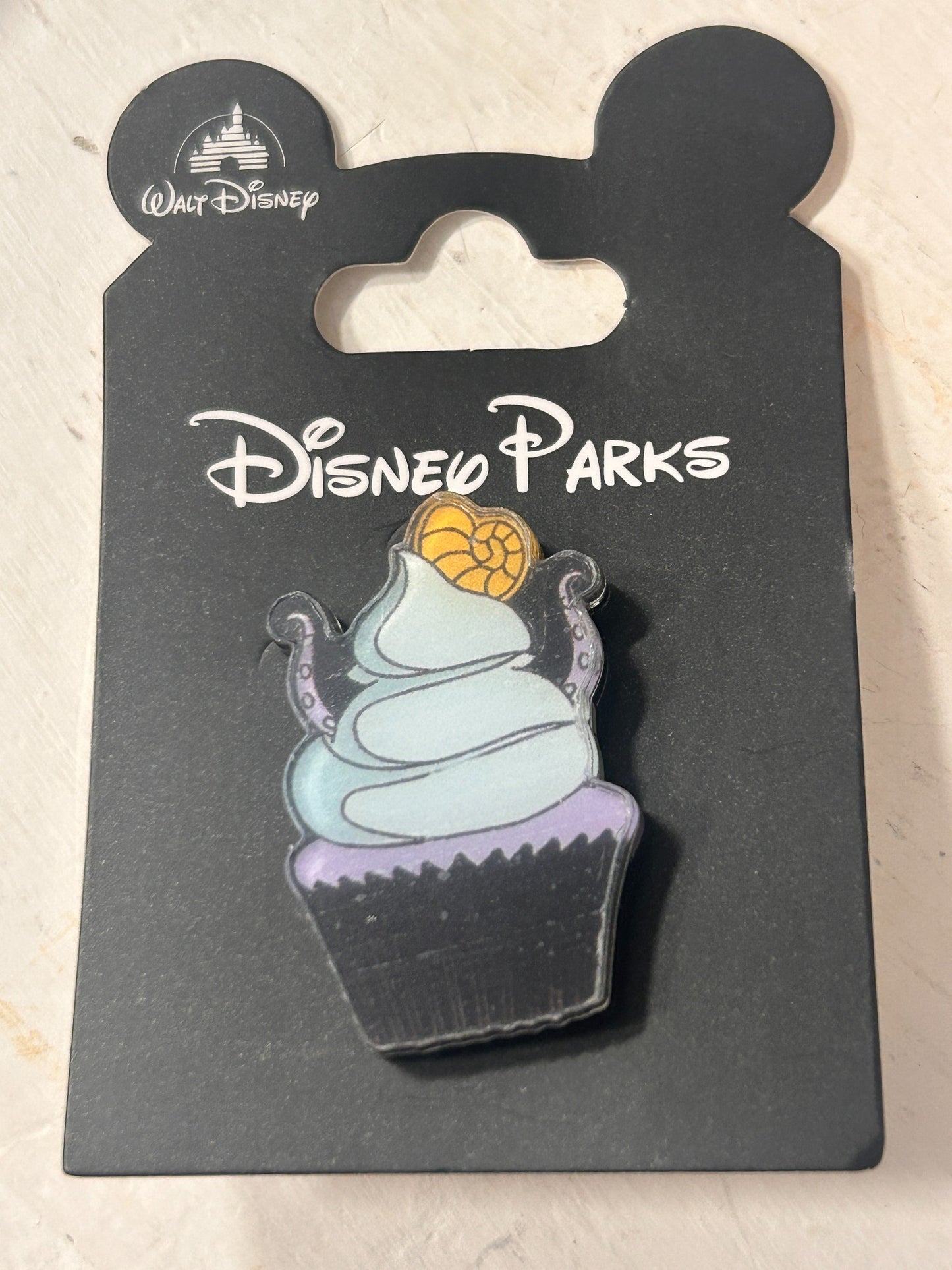 Disney Parks Villains Cupcake Pin Set