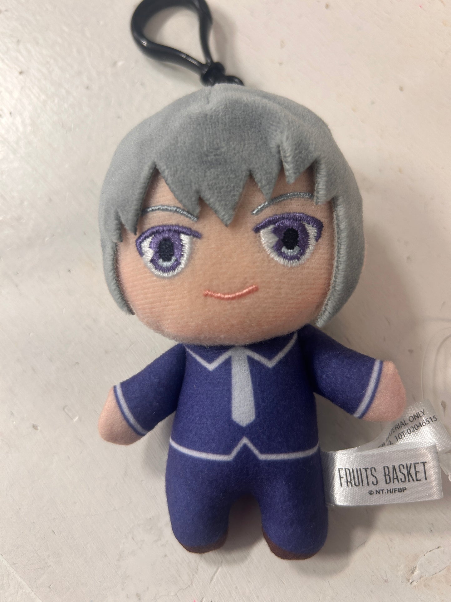Fruits Basket Yuki Sohma Plush Keychain Clip Great Eastern Entertainment