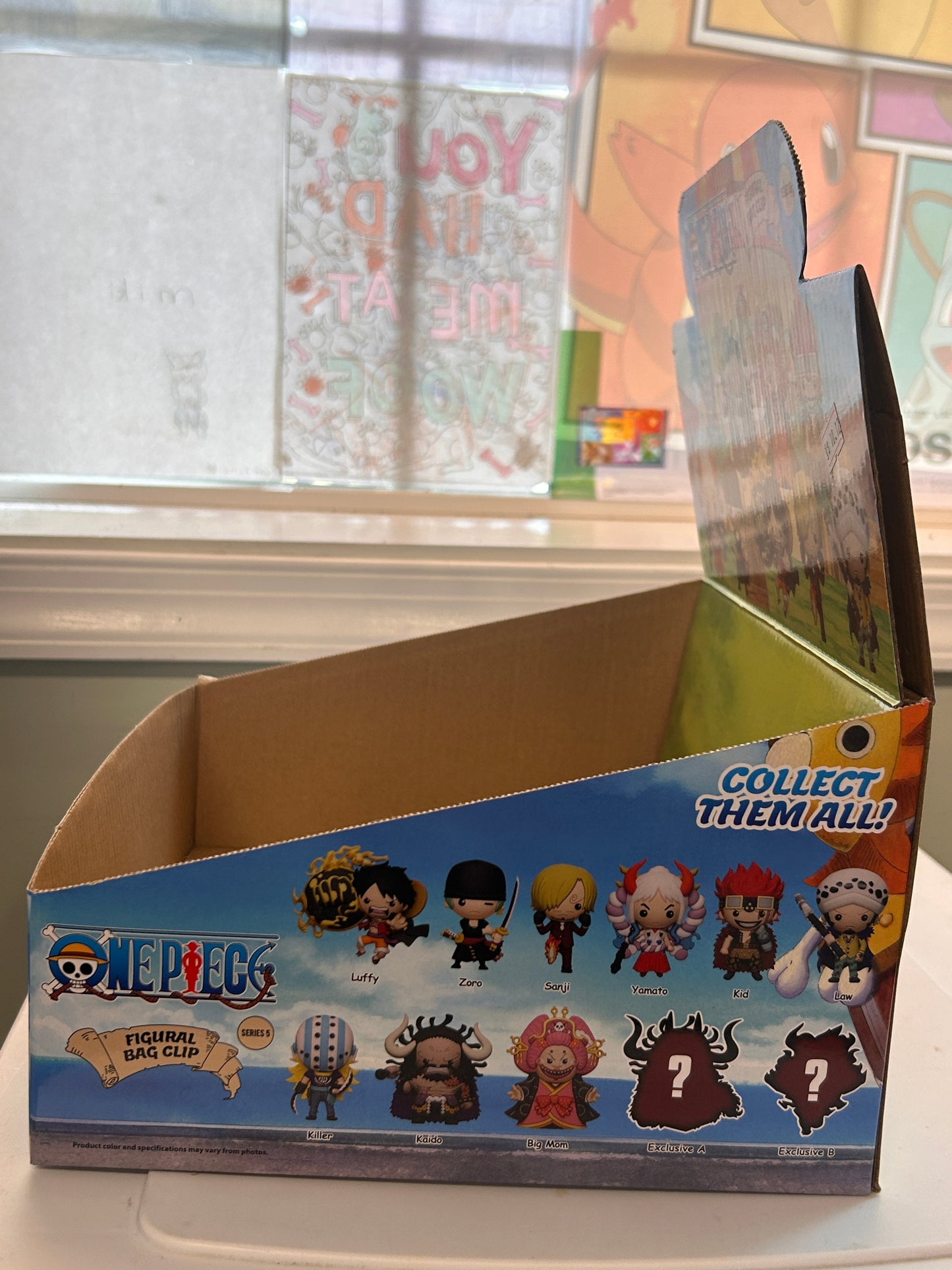 One Piece Series 5 Figural Bag Clip Box