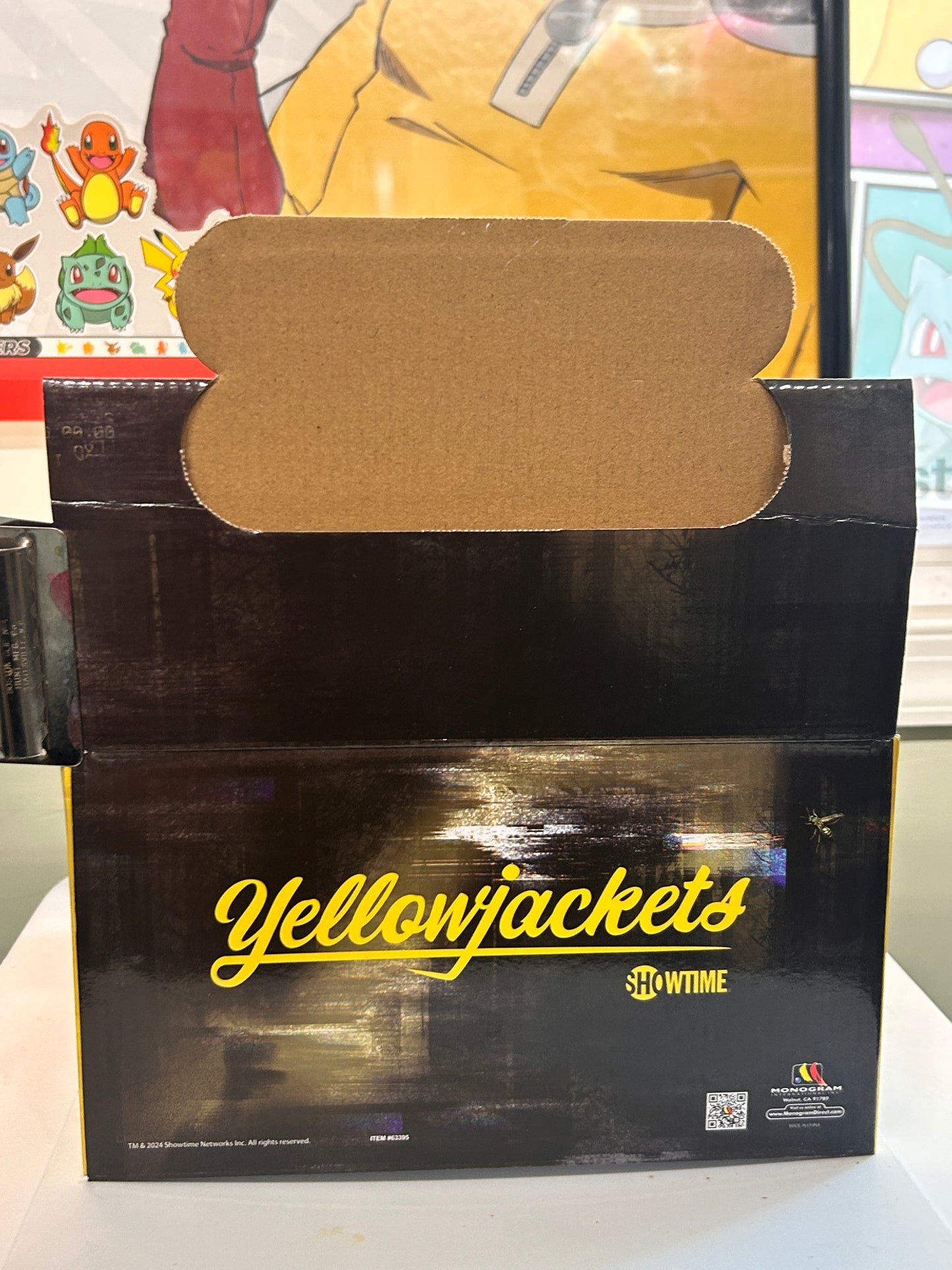 Yellowjackets Figural Bag Clip Display Box