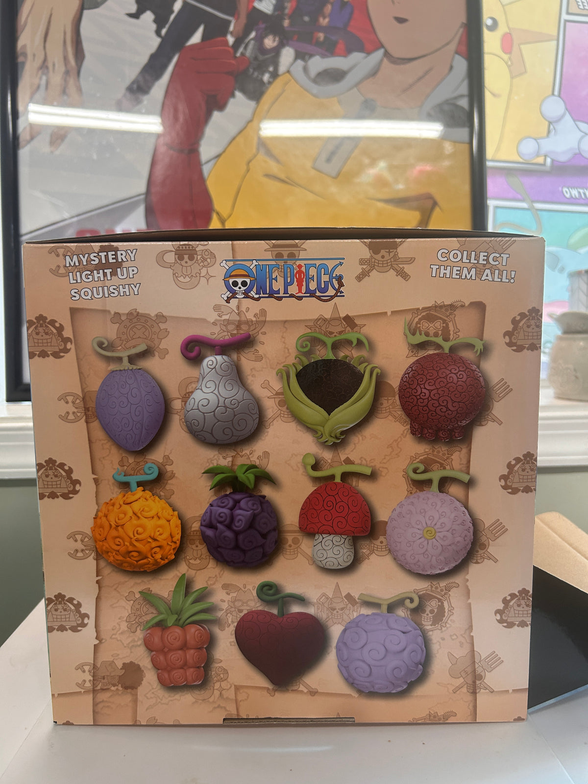 One Piece Mystery Light Up Squishy Display Box