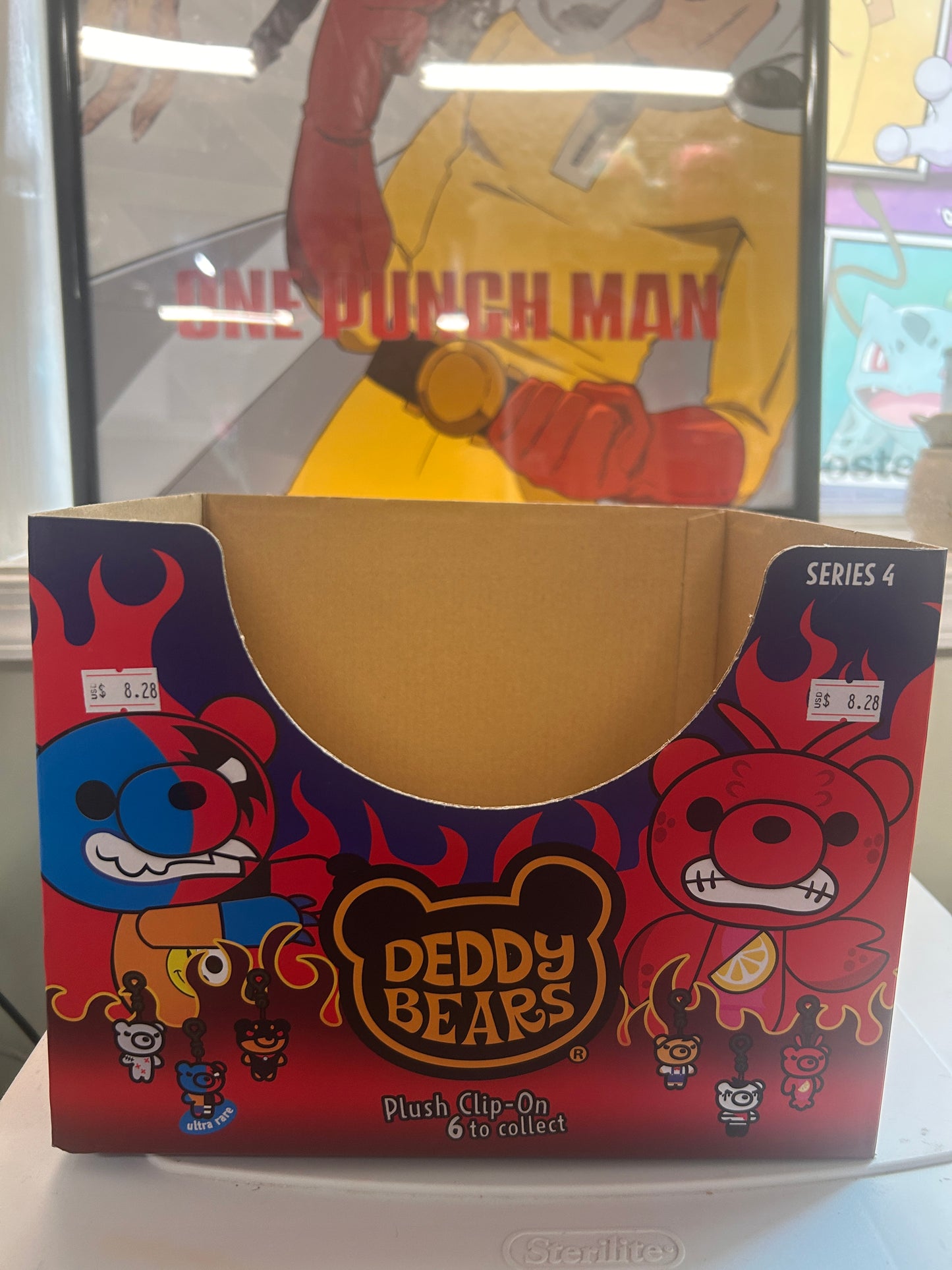 Deddy Bears Push Clip on display Box