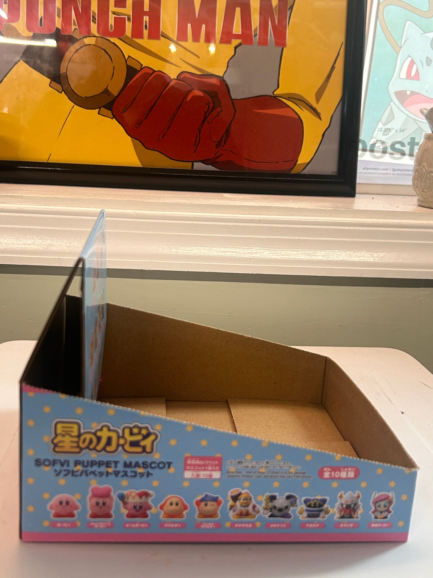 Kirby Soft Vinyl Puppet Mascot Display Box
