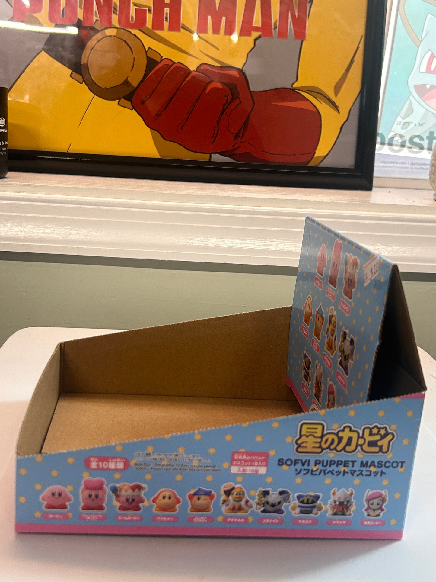 Kirby Soft Vinyl Puppet Mascot Display Box