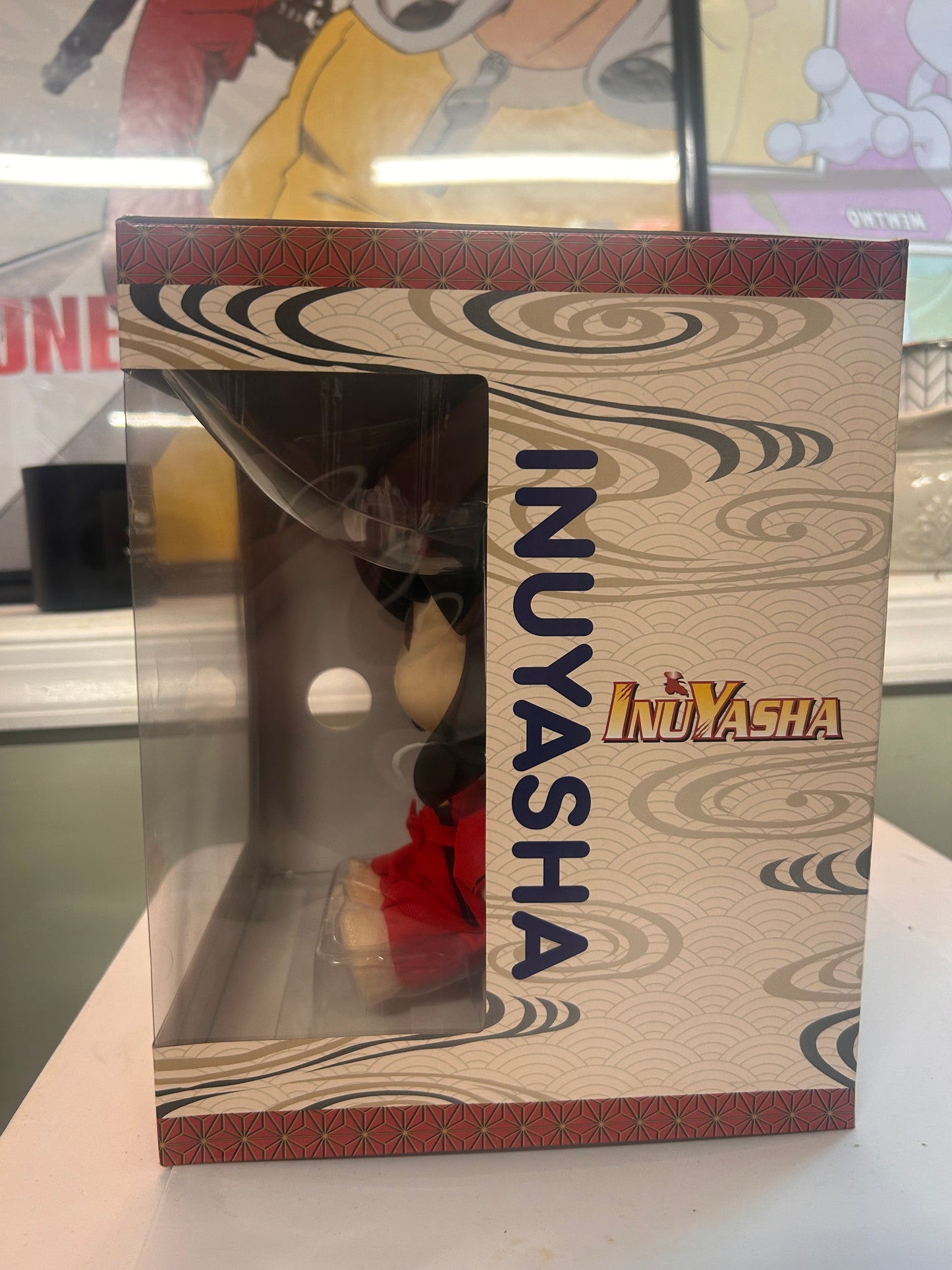 Inuyasha Figure Key Vinyl Head Moveable Plush Anime Collectible