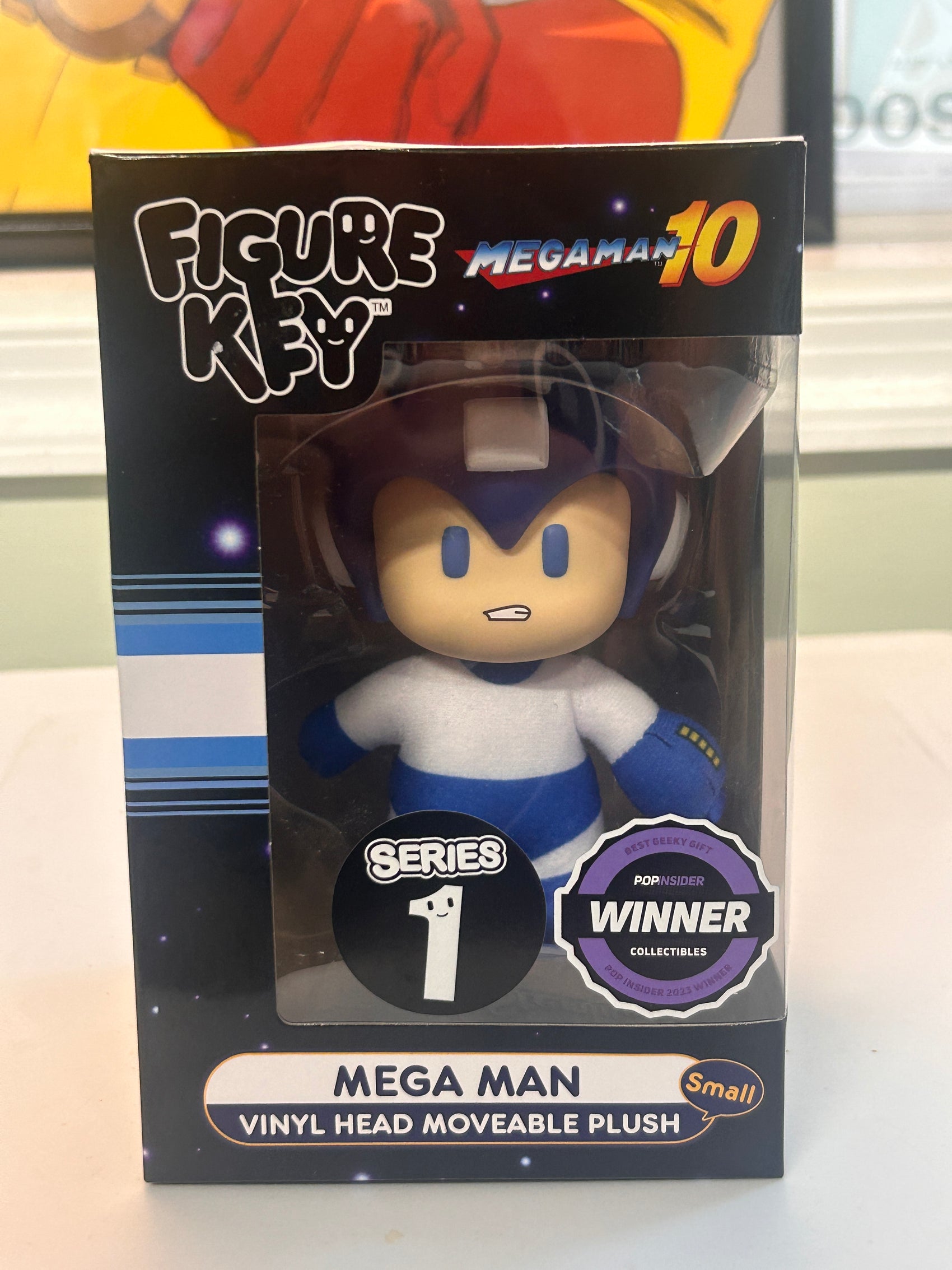 Figure Key Mega Man 10 Series 1 Small Vinyl Head Moveable Plush