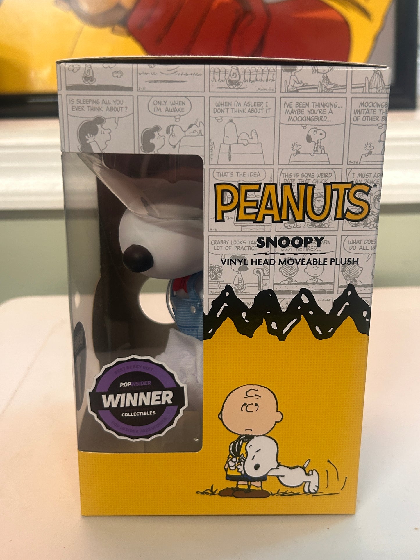 Figure Key Peanuts Snoopy Series 1 Vinyl Head Moveable Plush