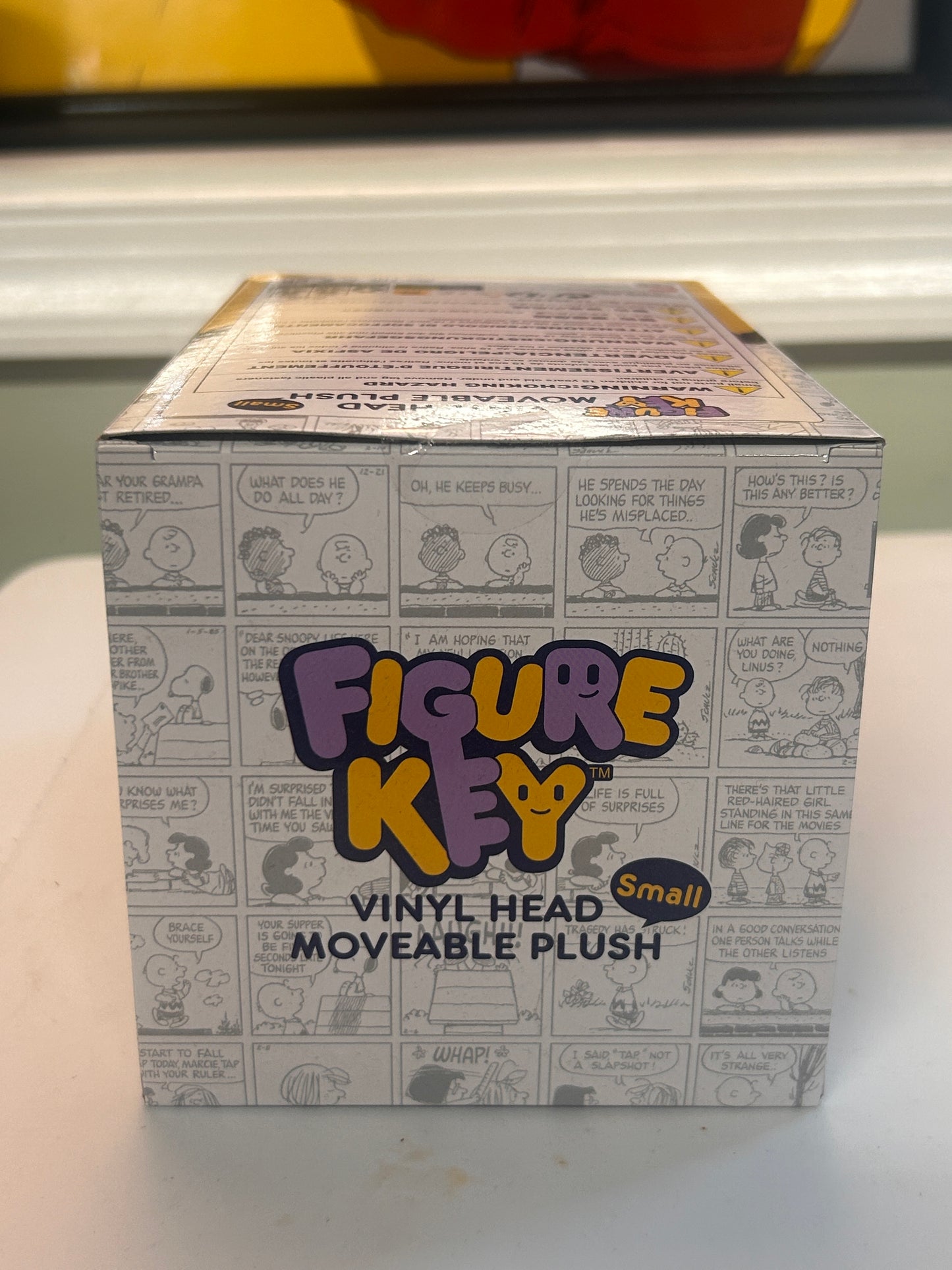 Figure Key Peanuts Snoopy Series 1 Vinyl Head Moveable Plush