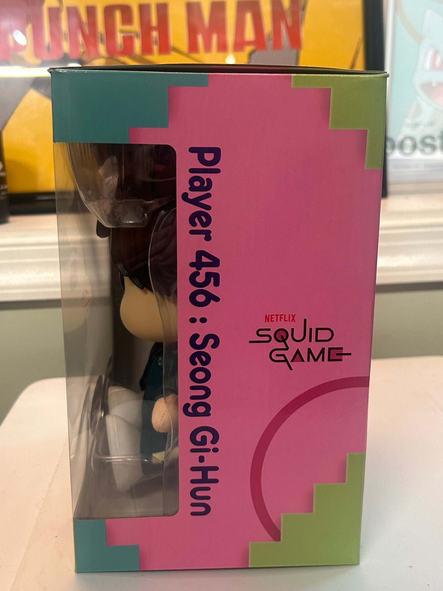 Figure Key Squid Game Player 456 Seong Gi-Hun Vinyl Head Moveable Plush