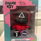 Figure Key Squid Game Masked Soldier Triangle Vinyl Head Moveable Plush