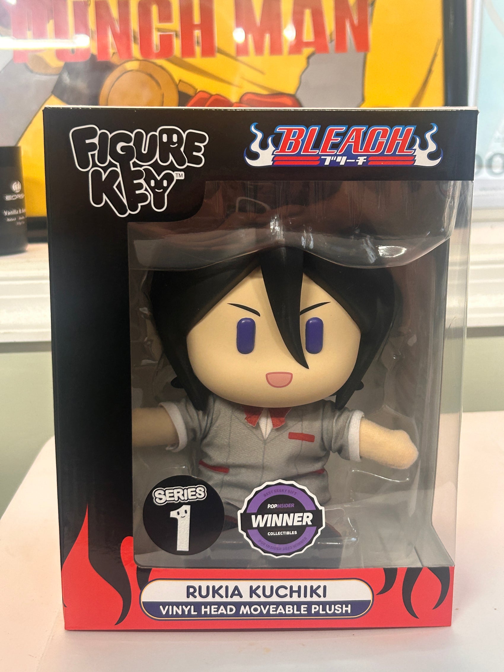 Figure Key Bleach Rukia Kuchiki Series 1 Vinyl Head Moveable Plush