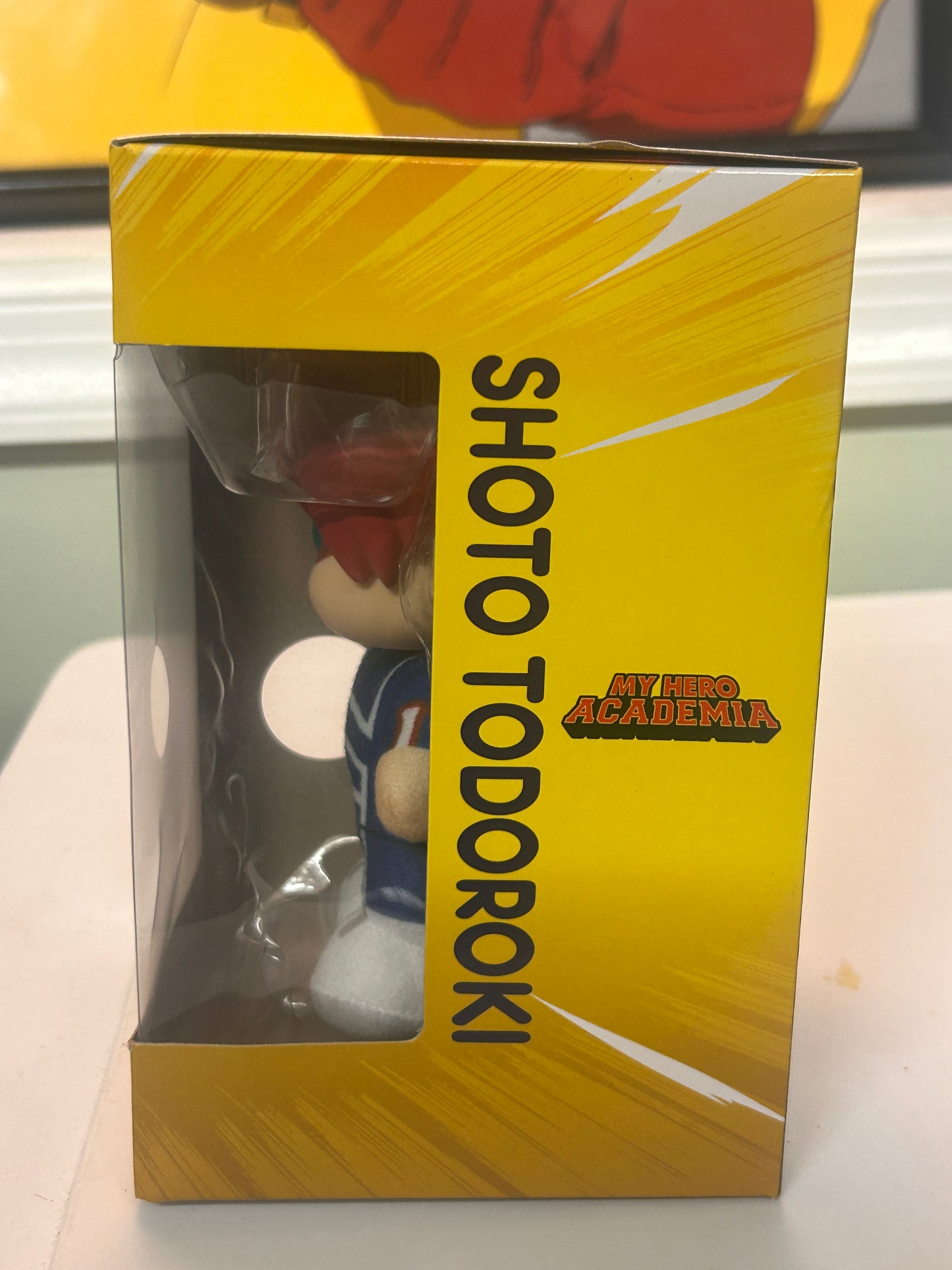 Figure Key My Hero Academia Shoto Todoroki Small Vinyl Head Moveable Plush