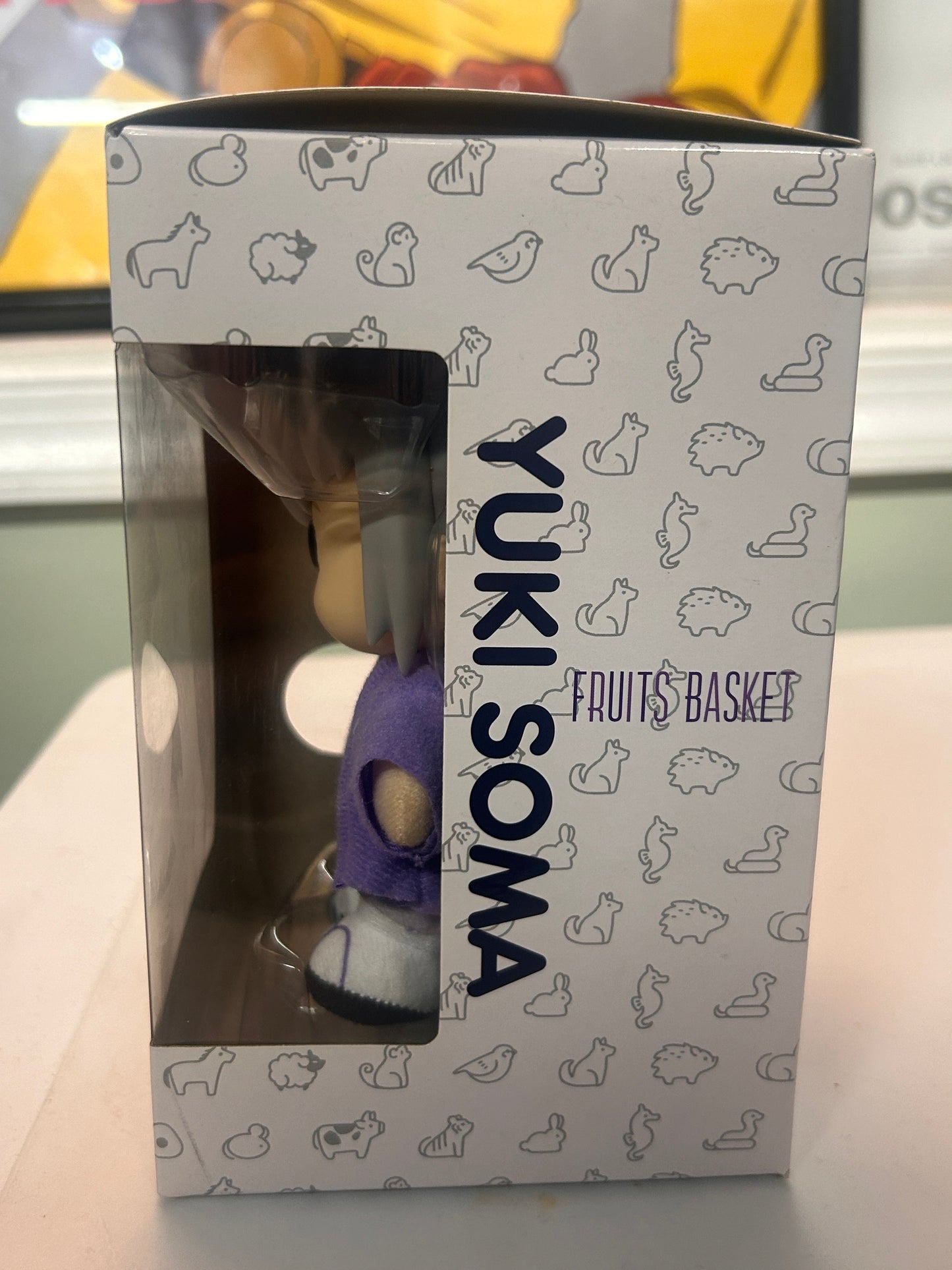 Figure Key Fruits Basket Yuki Soma Small Vinyl Head Moveable Plush