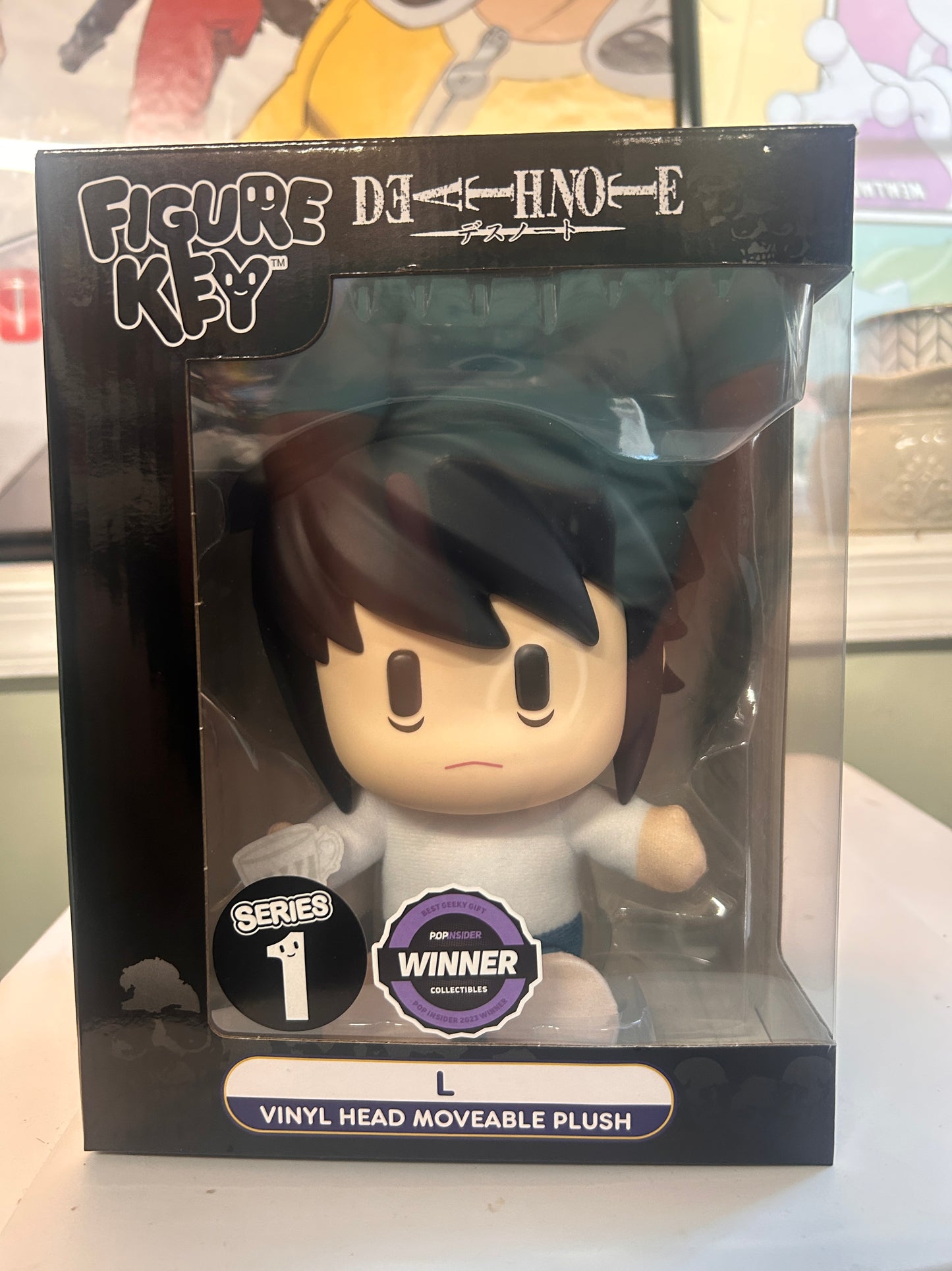 Figure Key Death Note L Series 1 Vinyl Head Moveable Plush