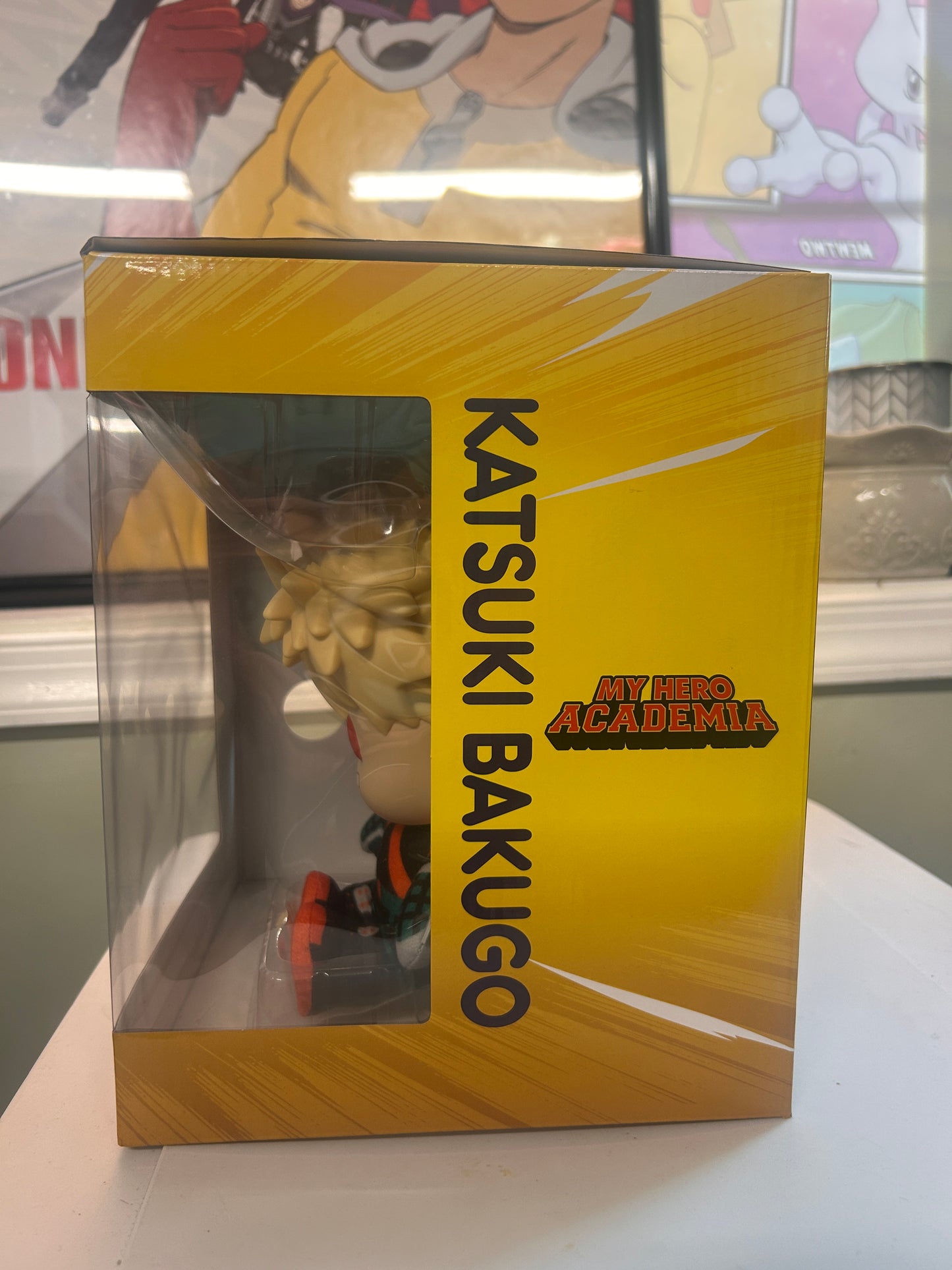 Figure Key My Hero Academia Katsuki Bakugo Vinyl Head Moveable Plush