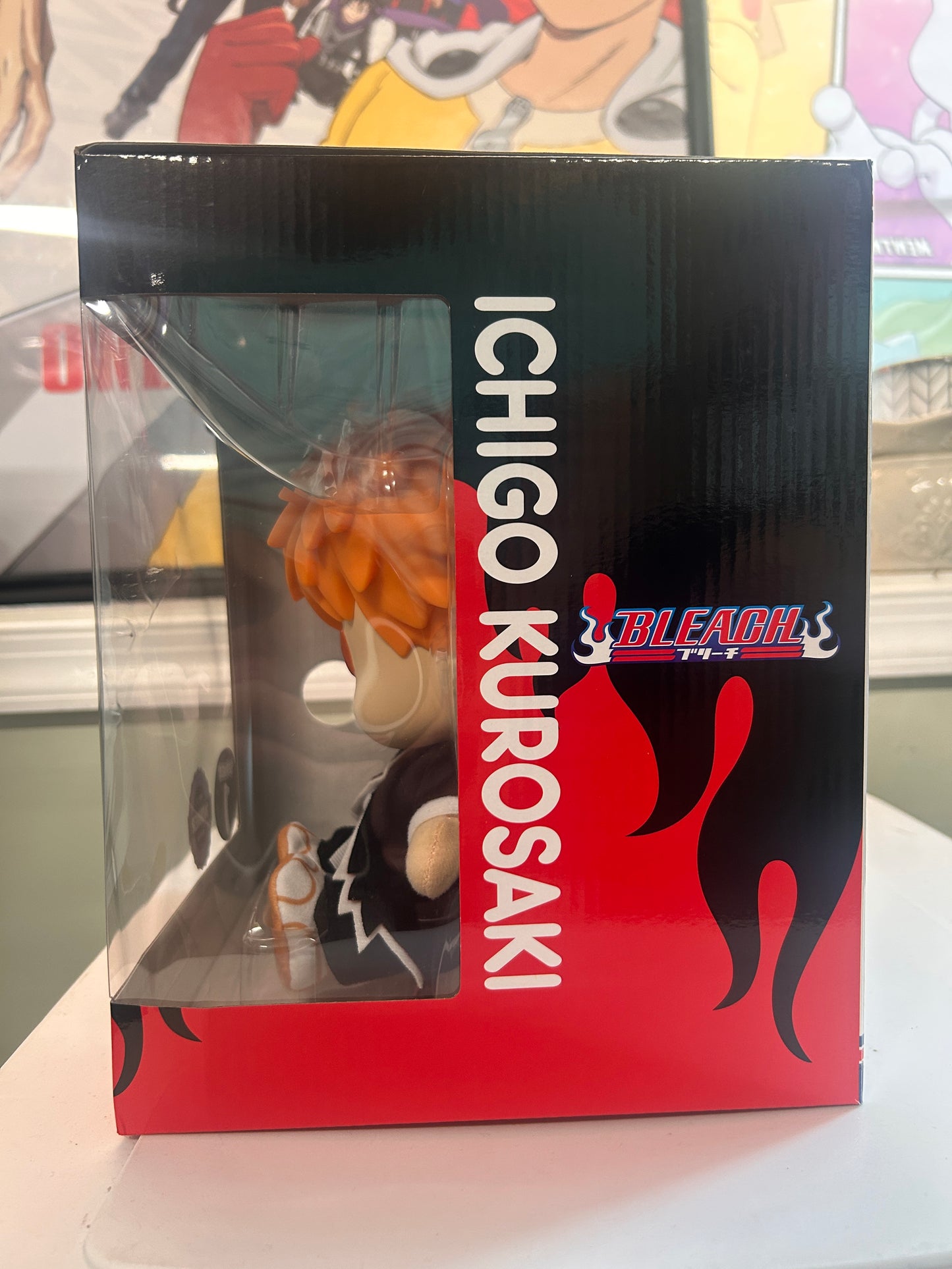 Figure Key Bleach Ichigo Kurosaki Series 1 Vinyl Head Moveable Plush