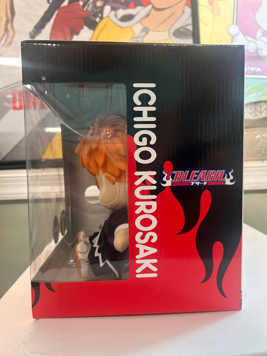 Figure Key Bleach Ichigo Kurosaki Series 1 Vinyl Head Moveable Plush