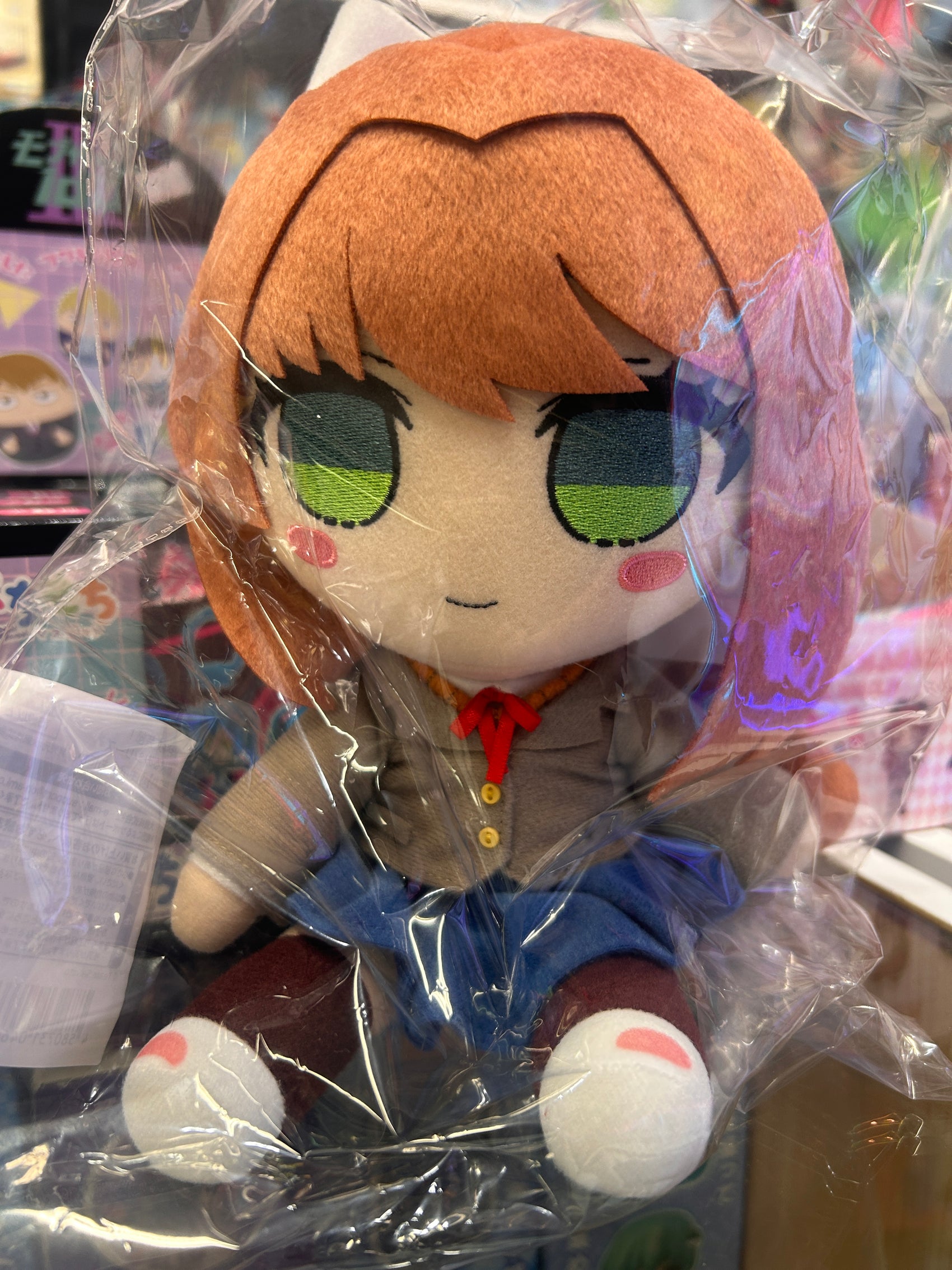 Doki Doki Literature Club Monika FumoFumo Plush – Official Team Salvato