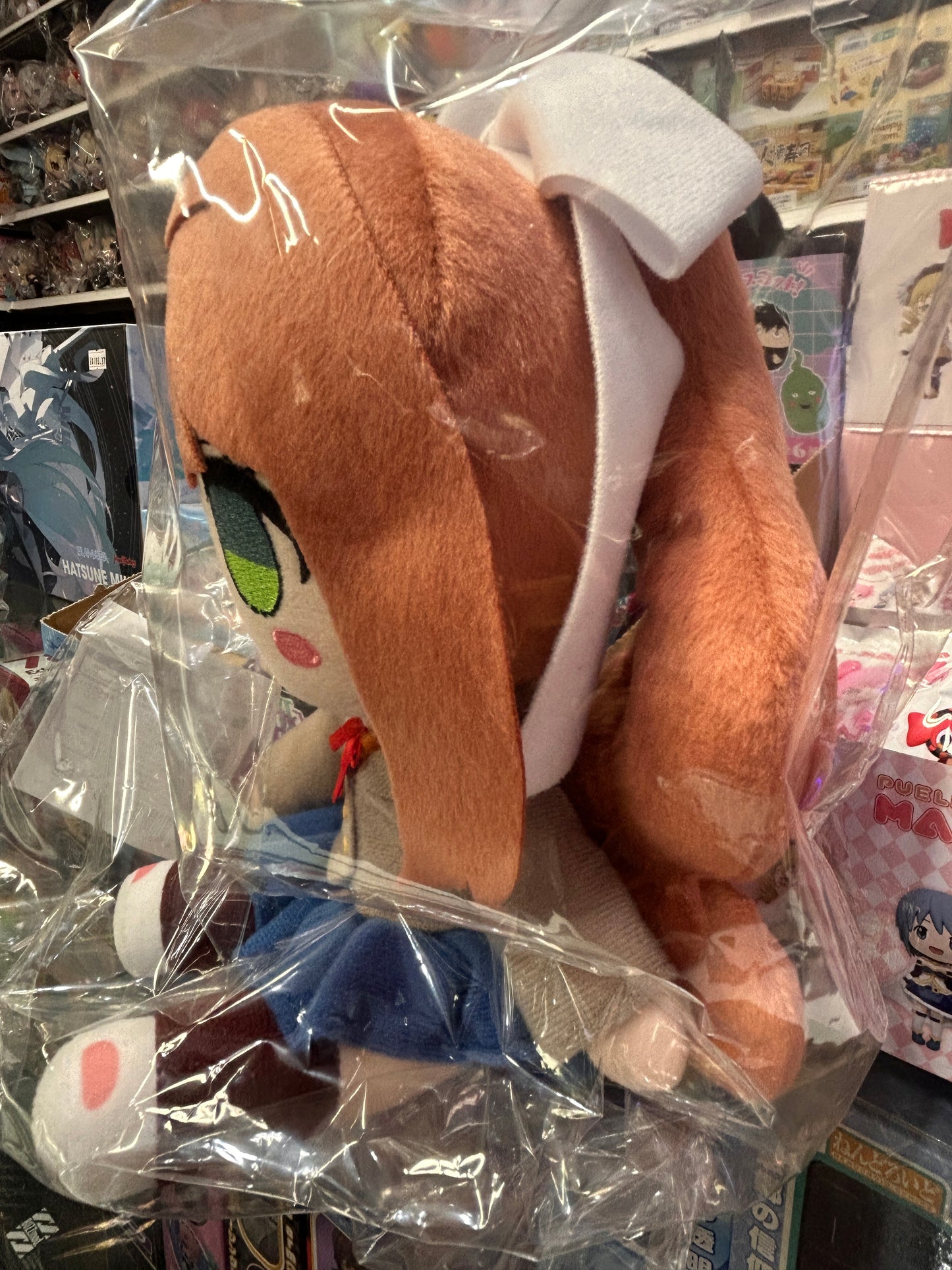 Doki Doki Literature Club Monika FumoFumo Plush – Official Team Salvato