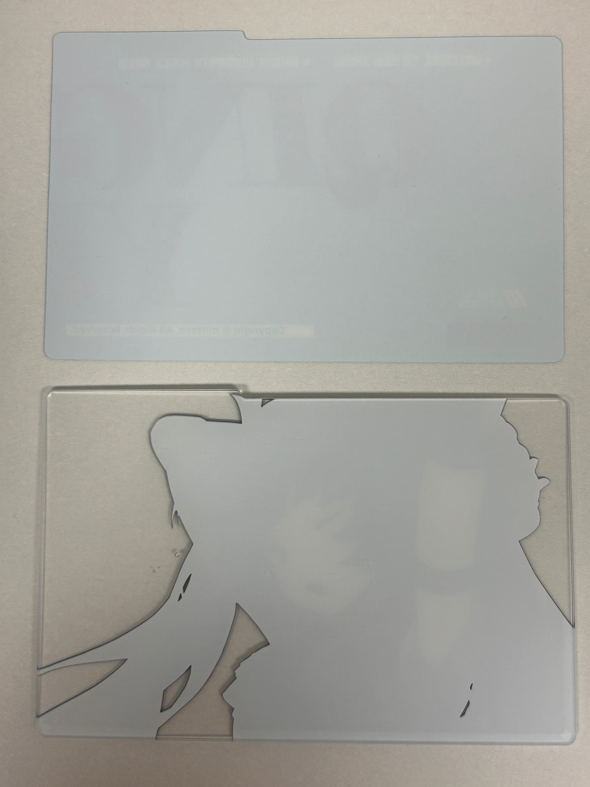 Zenless Zone Zero Qingyi Clear Acrylic Card File Folder Set