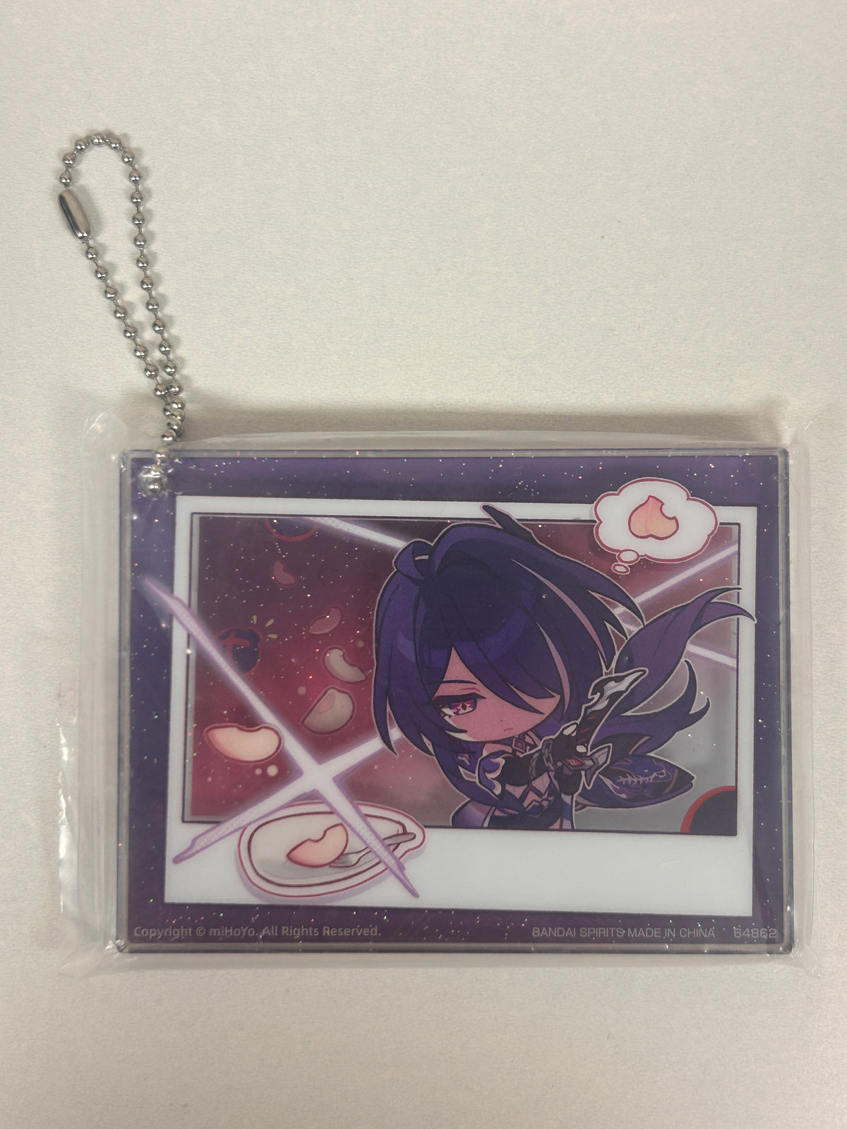 Honkai: Star Rail Acheron Chibi Glitter Photo-Style Charm – Bandai Spirits
