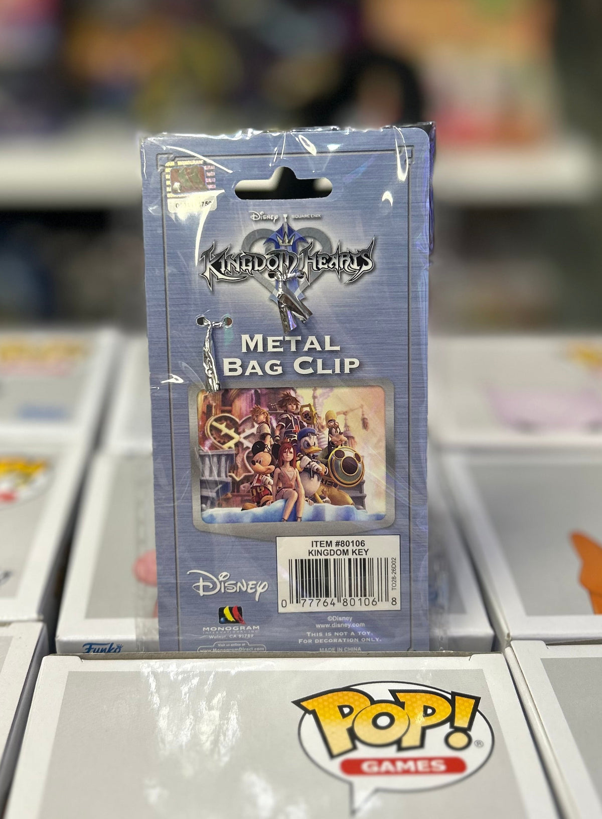 Kingdom Hearts Sora Keyblade Sword Pewter Metal Key Chain Collectible