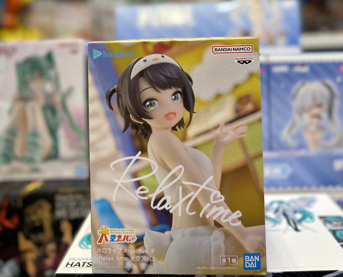 Banpresto Hololive Production IF Relax Time Oozora Subaru Figure Bandai Namco New
