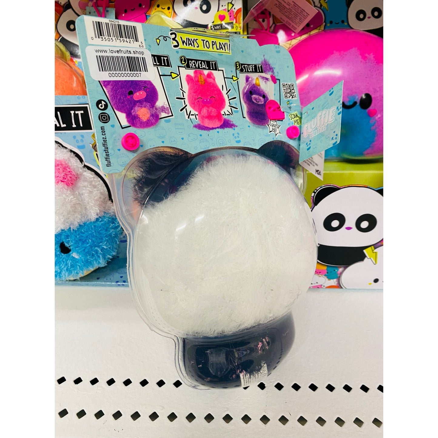 MGA Fluffy Stuffiez Panda Bear Plush