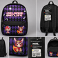 2014 No Game No Life Anime Backpack Purple Black Sentai Filmworks Great Eastern