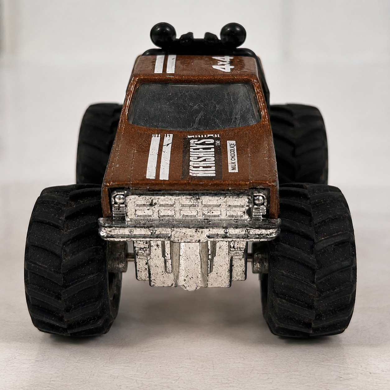 Vintage 1989 Hartoy Hershey’s Milk Chocolate Monster Truck Toy Brown Pickup Collectible