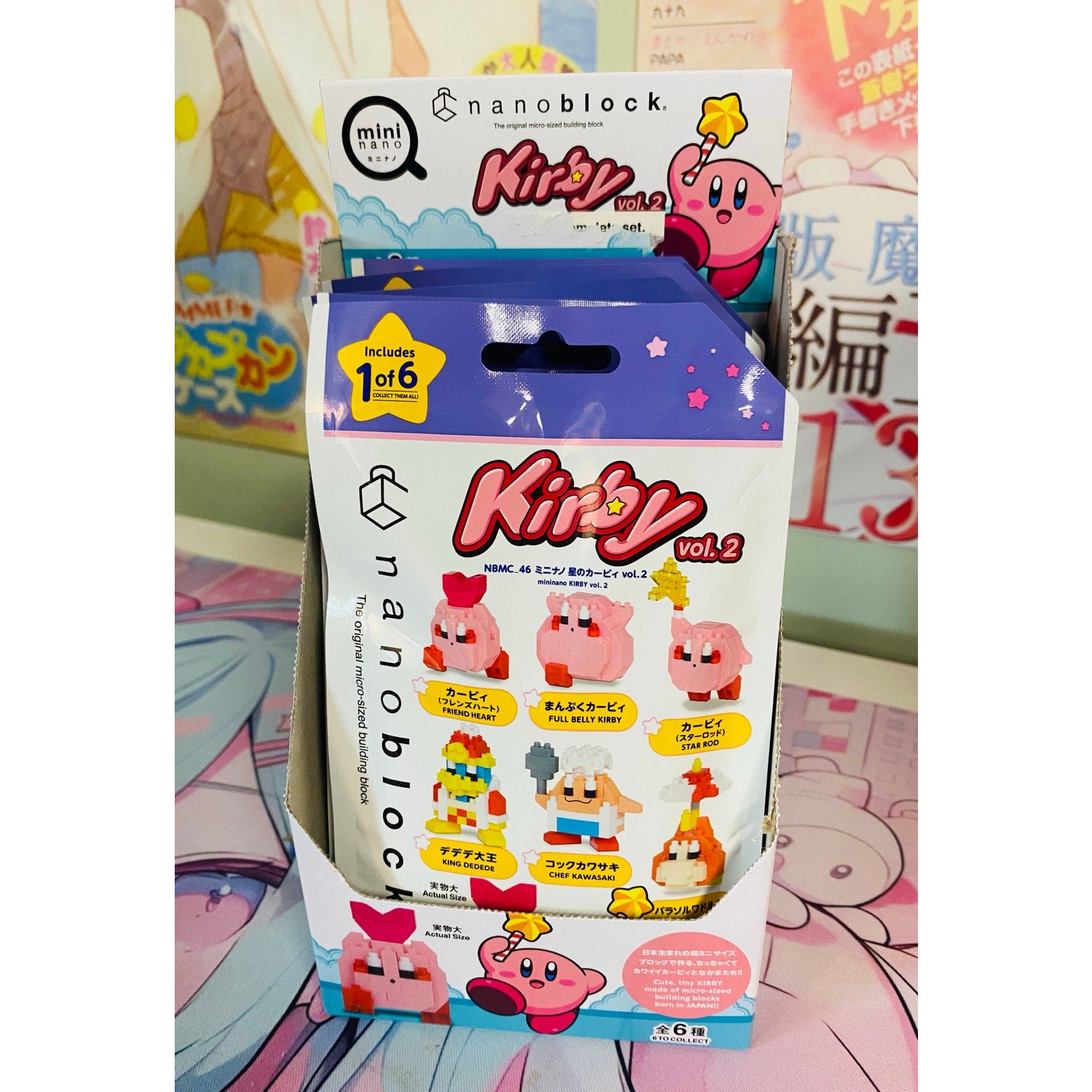 Kirby Volume 2 Nanoblocks Mininano Blind Bag Buildable Characters
