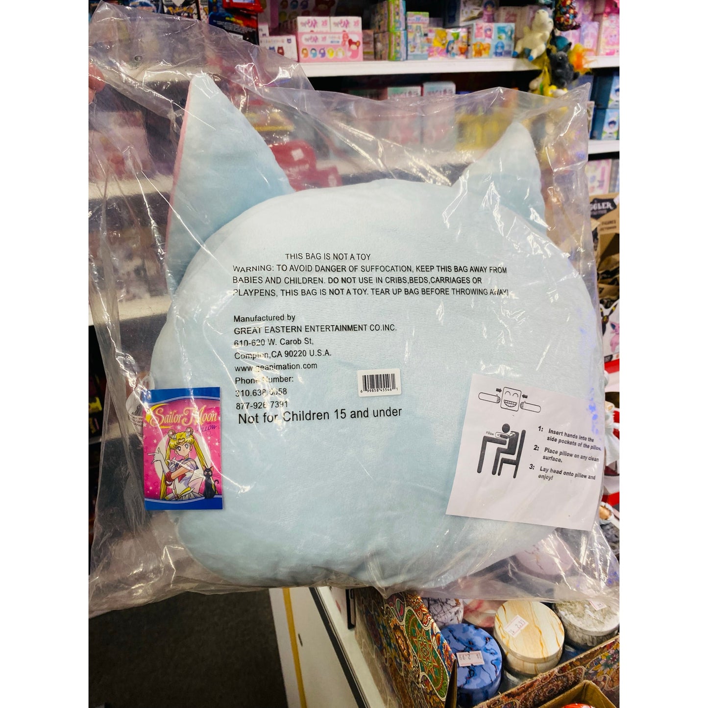 Sailor Moon 2016 Super S Diana Head Rest w/ Hand Holes Pillow