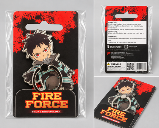 Fire Force Shinra Kusakabe Phone Ring Holder